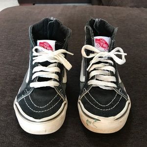 Little boys size 13 vans high tops.